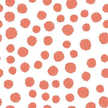 Vector seamless pattern with abstract curl oriental elements on white backgro Stock Illustration