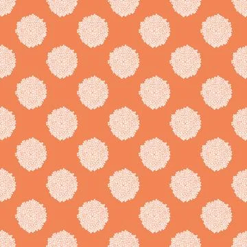 Vector seamless pattern with abstract curl oriental elements on red backgroun 스톡 일러스트