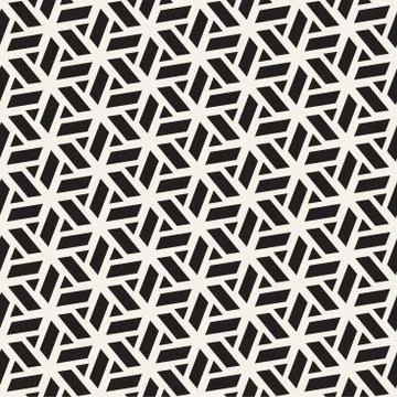 Vector Seamless Pattern. Abstract Geometric Background Design. Stylish Lattice Illustrazione stock