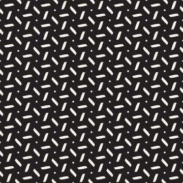 Vector Seamless Pattern. Abstract Geometric Background Design. Stylish Lattice Stock Illustration