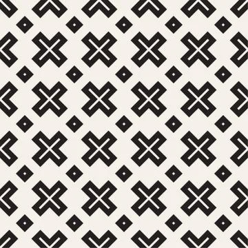 Vector Seamless Pattern. Abstract Geometric Background Design. Stylish Lattice イラスト素材