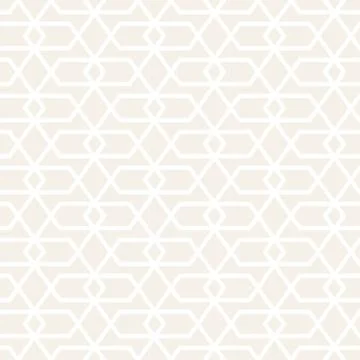 Vector Seamless Pattern. Abstract Geometric Background Design. Stylish Lattice Stock Illustration