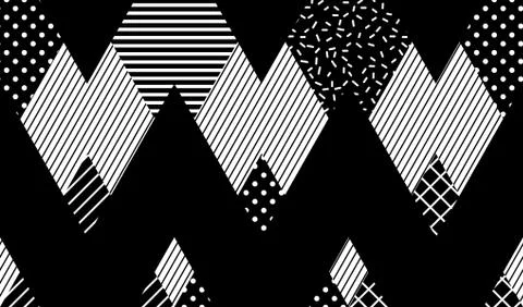 Vector Seamless Pattern. Abstract Geometric Stock Illustration