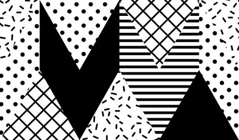 Vector Seamless Pattern. Abstract Geometric Stock Illustration
