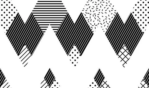 Vector Seamless Pattern. Abstract Geometric Stock Illustration