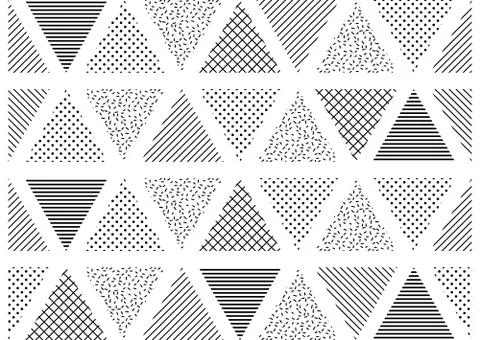 Vector Seamless Pattern. Abstract Geometric Stock Illustration