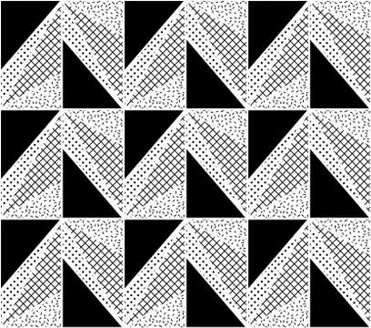 Vector Seamless Pattern. Abstract Geometric Stock Illustration