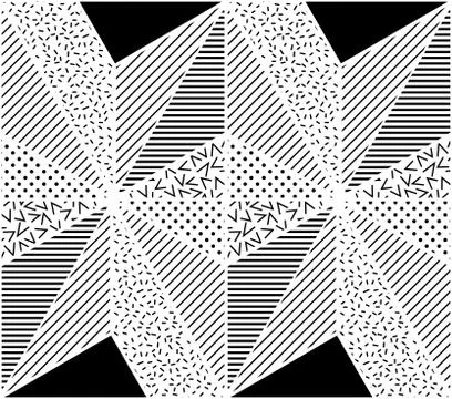 Vector Seamless Pattern. Abstract Geometric Stock Illustration