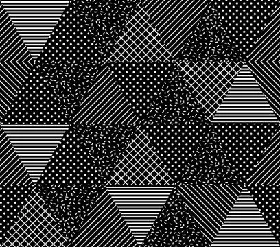 Vector Seamless Pattern. Abstract Geometric Stock Illustration