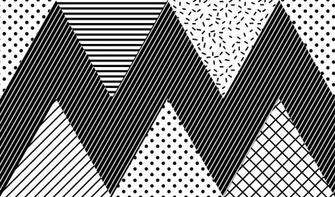 Vector Seamless Pattern. Abstract Geometric Stock Illustration
