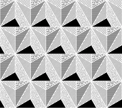 Vector Seamless Pattern. Abstract Geometric Stock Illustration