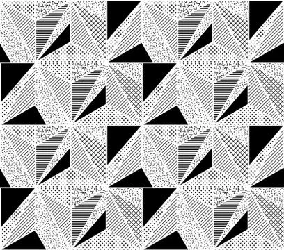 Vector Seamless Pattern. Abstract Geometric Stock Illustration