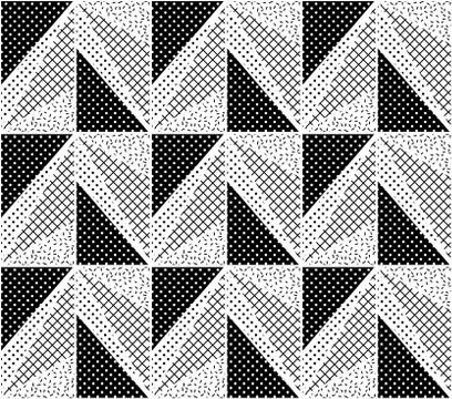 Vector Seamless Pattern. Abstract Geometric Stock Illustration