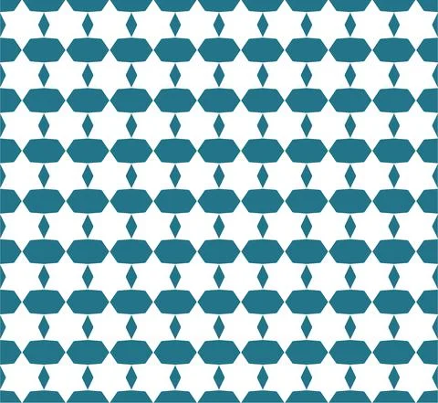 Vector Seamless Pattern With Abstract Geometric Style. Stock Illustration