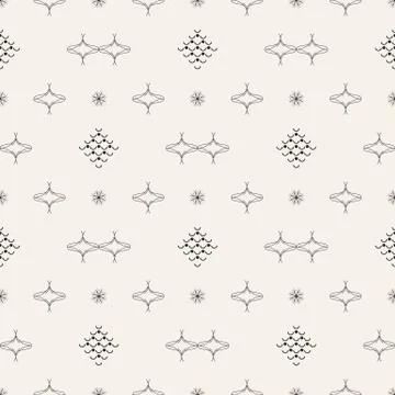 Vector seamless pattern. Abstract geometry. Stock Illustration