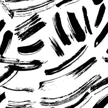 Vector seamless pattern. Abstract hand drawn grunge ink textures Stockillustratie