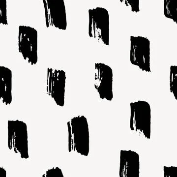 Vector seamless pattern. Abstract hand drawn grunge ink textures Illustrazione stock