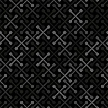 Vector seamless pattern. Abstract hipster background. Monochrome geometric print Stock Illustration