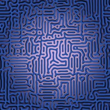 Vector seamless pattern. Abstract organic stylish texture with smooth natural Stock Illustration
