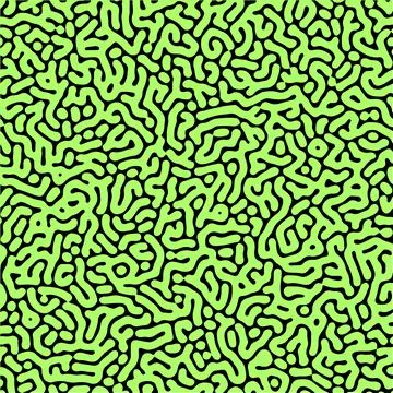Vector seamless pattern. Abstract organic stylish texture with smooth natural Stock Illustration