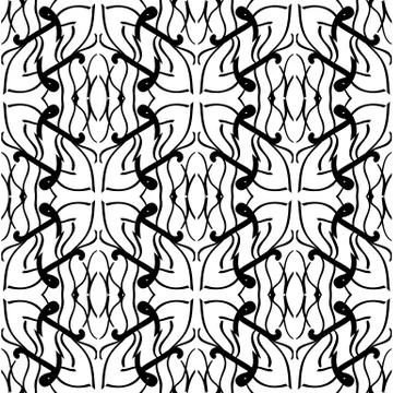 Vector seamless pattern. Abstract stylish background Stock Illustration