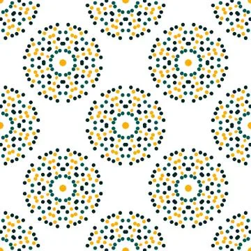 Vector seamless pattern. Abstract stylish background Stock Illustration