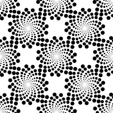 Vector seamless pattern. Abstract stylish background Stock Illustration