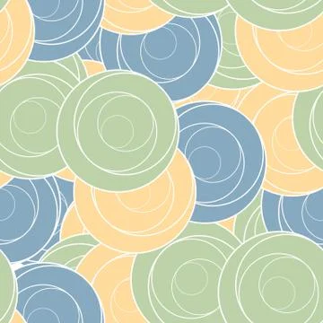 Vector seamless pattern. Abstract stylish background Stock Illustration