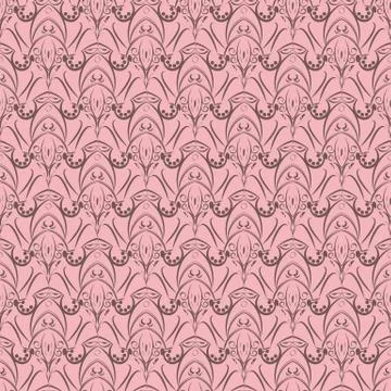 Vector seamless pattern. Abstract stylish background Stock Illustration