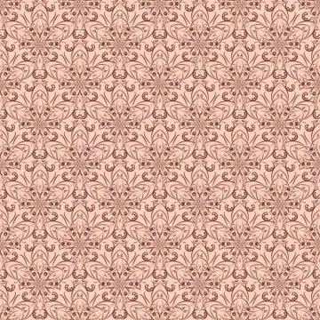 Vector seamless pattern. Abstract stylish background Stock Illustration