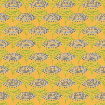 Vector seamless pattern. Abstract stylish background Stock Illustration