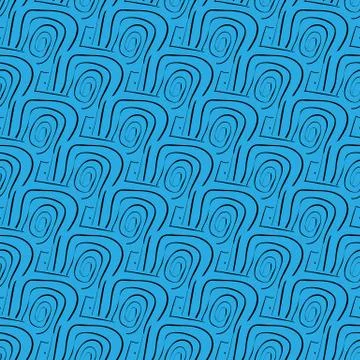 Vector seamless pattern. Abstract stylish background Stock Illustration