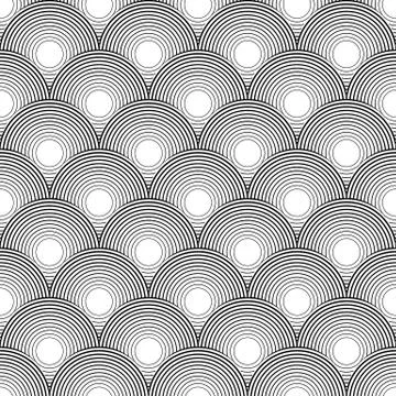 Vector seamless pattern. Abstract stylish background 스톡 일러스트