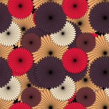 Vector seamless pattern. Abstract stylish background Stock Illustration