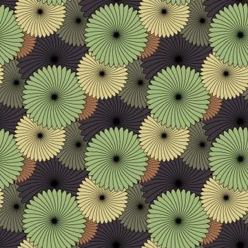 Vector seamless pattern. Abstract stylish background Stock Illustration