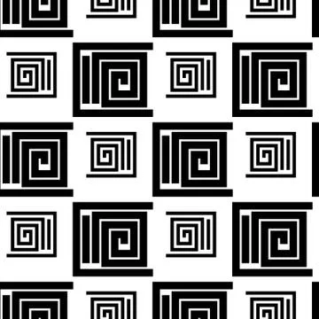 Vector seamless pattern. Abstract stylish background Stock Illustration