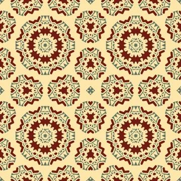 Vector seamless pattern. Abstract stylish background Stock Illustration