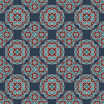 Vector seamless pattern. Abstract stylish background Stock Illustration