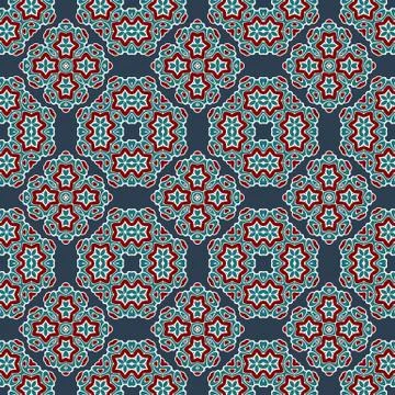 Vector seamless pattern. Abstract stylish background Stock Illustration