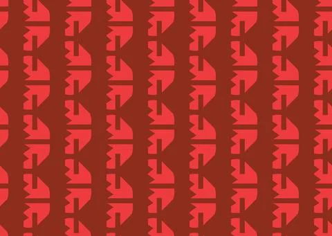 Vector seamless pattern, abstract texture background, repeating tiles, two co Stock Illustration