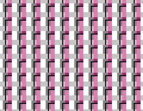 Vector seamless pattern, abstract texture background, repeating tiles, six co Stock Illustration