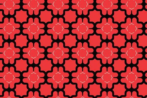 Vector seamless pattern, abstract texture background, repeating tiles, three  Stock Illustration