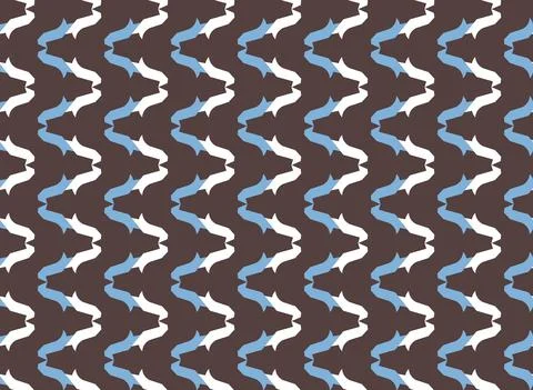 Vector seamless pattern, abstract texture background, repeating tiles, three  Stock Illustration