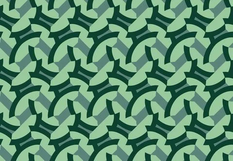 Vector seamless pattern, abstract texture background, repeating tiles, three  Stock Illustration