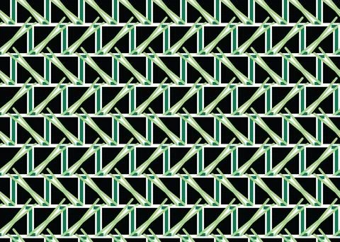 Vector seamless pattern, abstract texture background, repeating tiles, four c Stock Illustration