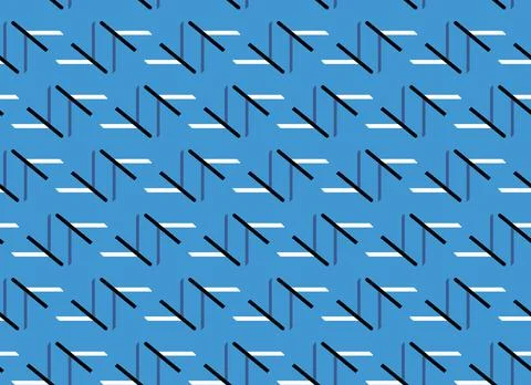 Vector seamless pattern, abstract texture background, repeating tiles, four c Illustrazione stock