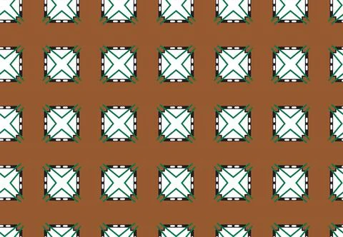 Vector seamless pattern, abstract texture background, repeating tiles, four c Illustrazione stock