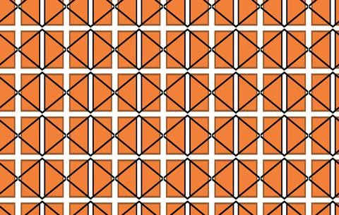 Vector seamless pattern, abstract texture background, repeating tiles, four c Stock Illustration