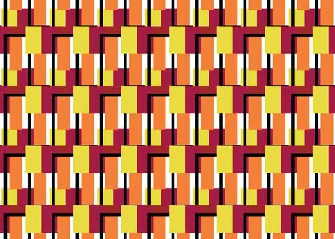 Vector seamless pattern, abstract texture background, repeating tiles, five c 스톡 일러스트