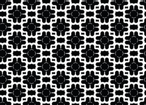 Vector seamless pattern, abstract texture background, repeating tiles, two co Illustrazione stock